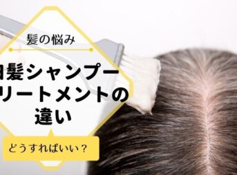白髪染めシャンプーとトリートメントの違い【使い分け】40代白髪染めオタクが伝授